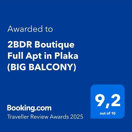 2Bdr Boutique Full Apt In Plaka Aten Exteriör bild